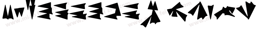 FZKuNiuTiS Heavy字体转换